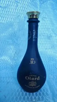 在飛比找Yahoo!奇摩拍賣優惠-黑色小館~~4F34~~~樣品酒XO Otard空酒瓶(約高