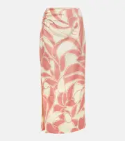 [SIR] SIR Belletto printed linen maxi skirt AU 8 multicoloured