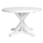 [James Lane] Balmain Round Dining Table White