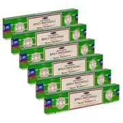Satya Nag Champa Spicy Patchouli Incense Sticks Pack of 6 Boxes 15gms