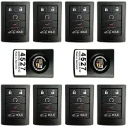 Locksmith Lot 10 OEM 13–14 Cadillac ATS XTS 5B Smart Key Fob Remote NBG009768T
