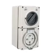NLS 66CV450 - 4 Pin 50Amp Switched Socket Outlet IP66 - 30615