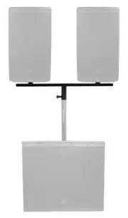 Rockville DP Mount For (2) 8" 10" or 12" PA Speaker Cabinets to One Stand / Pole