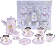 Kaper Kidz CH51089 BALLERINA TIN TEA MUG SET 13PCS : Pretend Play Tin Set for Kids