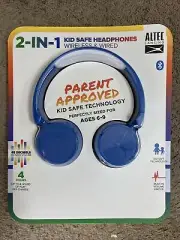 Altec Lansing 2-IN-1 Bluetooth and Wired Kid Friendly Headphones