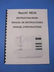 Necchi NE30 Sewing Machine Instruction Manual - Printed