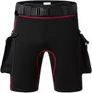 ａ aternee Shorts for Men: Neoprene Bottoms with Storage Compartments