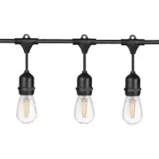 Sunlite 15 LED Bulb String Light 48' W/ Plug,Connector,Light Bulbs Included
