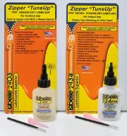 Need Zipper Repair Fix = 2-pak Set, both *PTFE Lubes, *PTFE Oil + *PTFE Powder