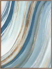 Azure Blue I Canvas Art Print