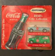 Coca-Cola Matchbox 1950's Coke Collection 57 Chevy Bel Air FJ Holden Panel Van