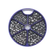 250PCS Removable Fishing Line Weights Sinker Drop Lead Round Split Shot Sinkers