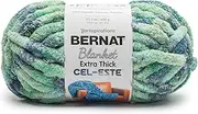 [Bernat] Blanket Extra Thick Cel-Este - 1 Pack of 65 Yards/21.2 oz Celestial Teal 100% Polyester Yarn