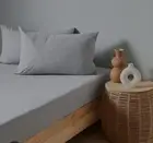 TARGET HOME Australian Cotton 250 Thread Count King Single Fitted Bed Sheet #cp2