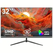 Gawfolk 32 Inch 4K UHD (3840 X 2160) Gaming Sceen Ultra-Thin Bezel PC Monitor