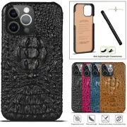 100% Genuine Leather Cover for iPhone 16 Pro max 15 14 13 12 Mini 11 Phone Case