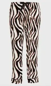 NEW WITH TAGS PLUS SIZE LADIES PETER ALEXANDER ZEBRA BAMBOO BLEND PANTS 2+