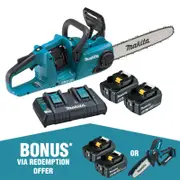Makita 18Vx2 350mm Brushless Chainsaw Kit