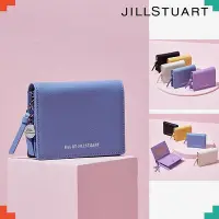 在飛比找Yahoo!奇摩拍賣優惠-Jillstuart [BONNIE] 標誌印花牛皮雙折錢包