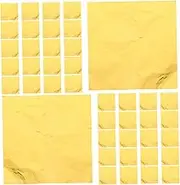 PRETYZOOM 200Pcs Aluminum Foil Chocolate Wrappers Foil for Homemade Sweets Candy Packaging Reliable and Versatile Wrapping for Treats Easy to Use and Carry