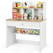 Costway Kids Study Desk Writing Table, White