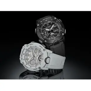 【CASIO 卡西歐】G-SHOCK URBAN OUTDOOR碳纖維可替換錶帶運動錶-黑(GA-2000S-1A)