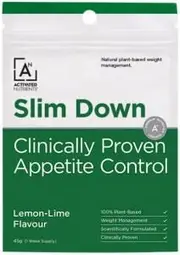 ACTIVATED NUTRIENTS Slim Down (Clinically Proven Appetite Control) Lemon-Lime 45g
