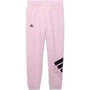 NWT Adidas Big Girls Graphic Fleece Jogger AK0349, Pink, Medium (10/12)