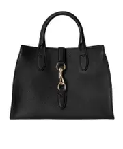 Gucci Hook Closure Medium Tote Bag One size black