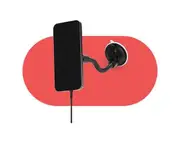 Open Box Sprout Wireless Magnetic Car Charger - Black