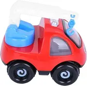 Kisangel Inertia Car Toy for Boys and Girls 1-3 Years Old Engineering Car Long Push Distance Safe