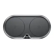 10W Dual Qi Wireless Fast Zinc Alloy Charger Base