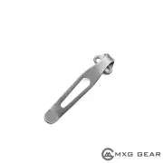 Titanium Deep Carry Pocket Clip for Spyderco Manix 2 G10 Knife C101GP2