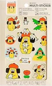 Sanby MLS-OP04 Multi Sticker Pon-chan and Animals