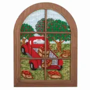 Herrschners® Apple Harvest Wall Hanging Plastic Canvas Kit