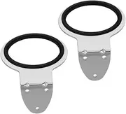 LIFKOME 2pcs Stainless Steel Hair Dryer Holder Space-saving Wall Mount for Bathroom and Salon Design for Easy Access and Modern Aesthetic for Spaces