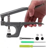 Rmeet Snap Pliers, T5 Press Stud Pliers, Strong Press Stud Pliers, High Performance Press Stud Pliers, Sewing Tool, Buttons Tool for Clothing, Sewing, Crafts, DIY, Baby Bib, Cloth Nappy, Wool Clothing