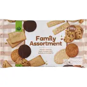 Woolworths Family Assorted Biscuits 500g