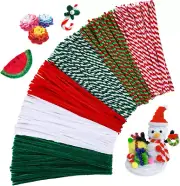 300 Pieces Pipe Cleaners Craft Set, Pipe Cleaners Chenille Stems, Multi-Color Fu