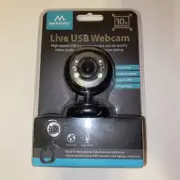Merkury Innovations M-WC310 1.3MP USB 2.0 Webcam w/10x Digital Zoom BRAND NEW