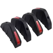 Car Rear Bumper Diffuser Shark Fin Spoiler Lip Wing Splitter Black Red Universal (for: Honda Civic)