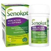 Senokot Dual Action with Softener Tab X 200