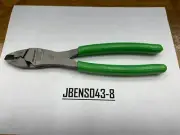 Snap-on Tools USA NEW GREEN Soft Grip 9" Wire Terminal Crimping Tool 29ACFG