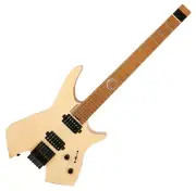 Corona Gravity NT Yellow Natural Headless Electric Guitar Jescar Stainless Frets