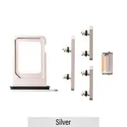 SIM Card Tray and Side Button for iPhone 13-Silver