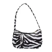 Vintage Animal Pattern PU Leather Portable Women Fashion Small Underarm Shoulder Bags Street Travel Clutches