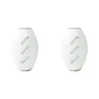 Washable Sticky Hair Device Reusable Portable Lint Roller Lint Remover(White)