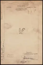 [ J. S. Staedtler, A Firm for [Chicken Logo] brand Certain Named Stationery]