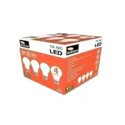 Brilliant A60 7W Bulb B22 4PK