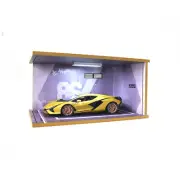Parking Garage With Light For 1:18 Car Model 86 Graffiti Display case storage